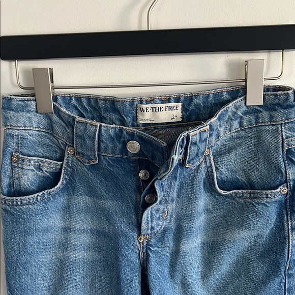 free people CRVY High-Rise Straight Jeans - Picture 10 of 14